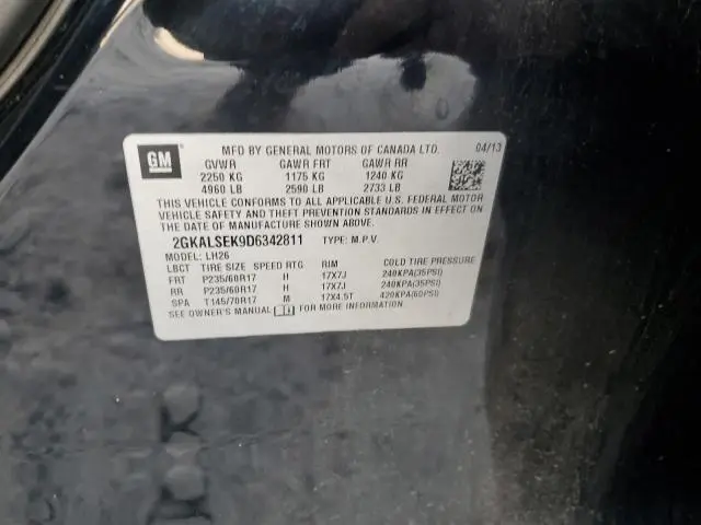 2013 GMC TERRAIN SLE  