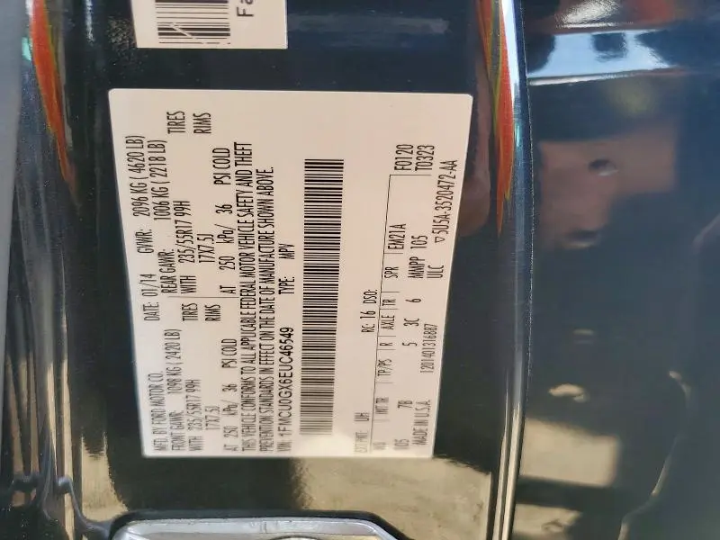 2014 FORD ESCAPE SE  