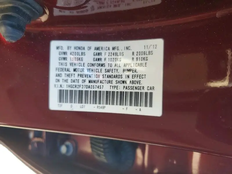 2020 HONDA ACCORD LX  