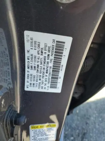 2013 HONDA ACCORD LX  