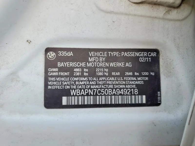 2011 BMW 335 D  