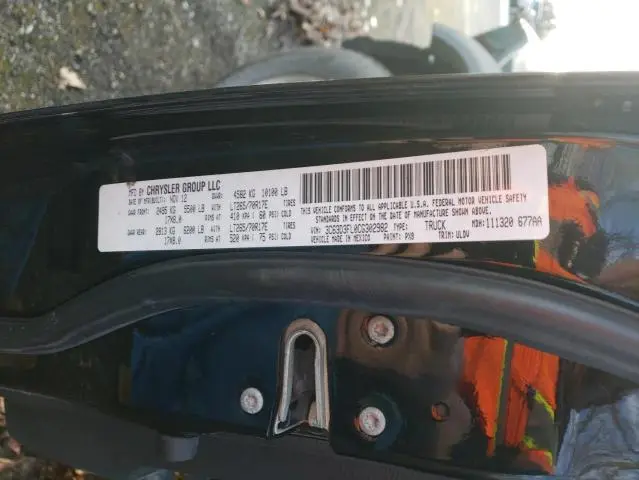 2012 DODGE RAM 3500 LONGHORN  