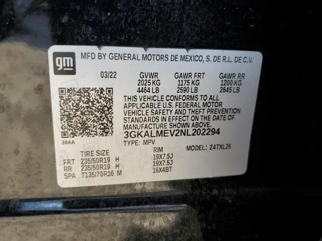 2022 GMC TERRAIN SLE  