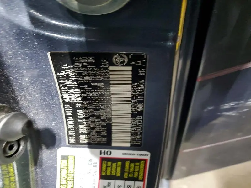 2014 TOYOTA COROLLA L  