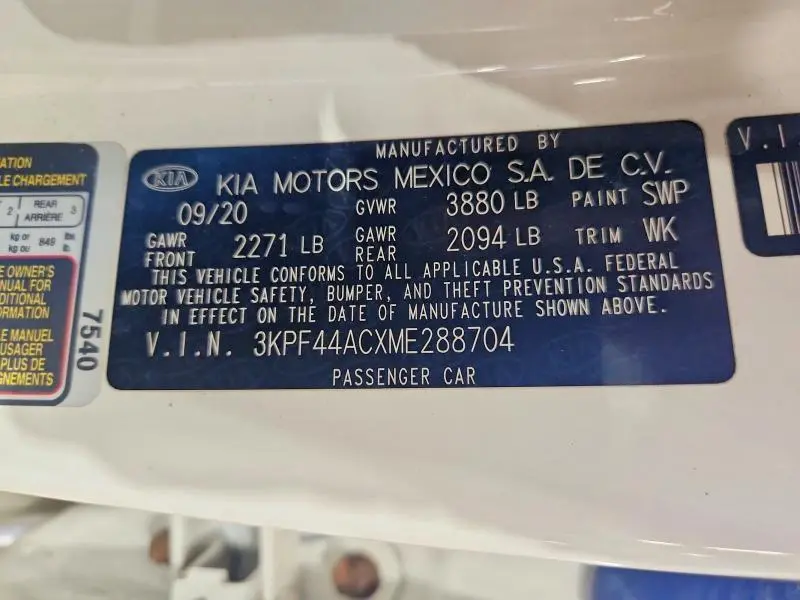 2021 KIA FORTE GT  