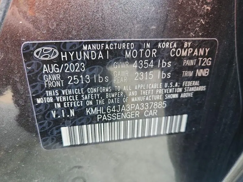 2023 HYUNDAI SONATA SEL  