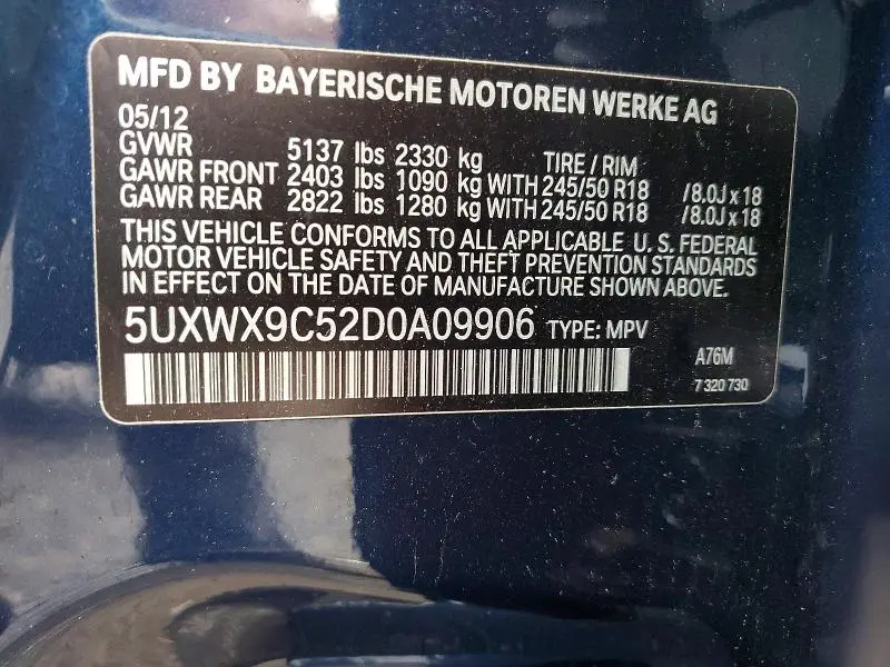 2013 BMW X3 XDRIVE28I  