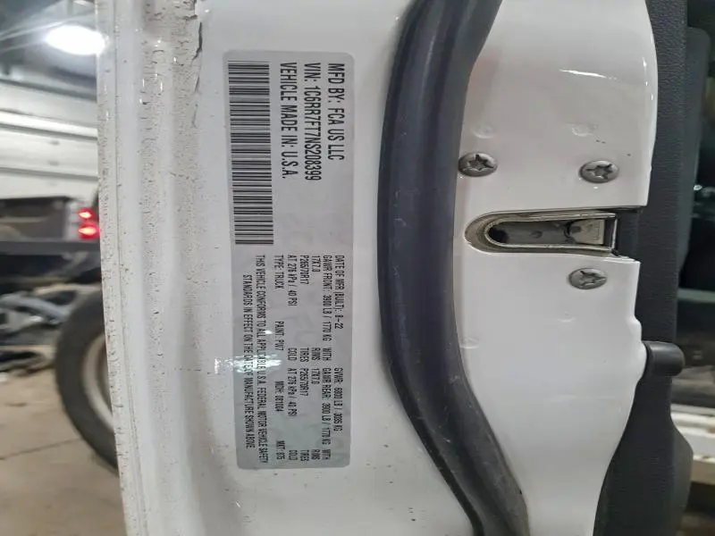 2022 RAM 1500 CLASSIC TRADESMAN  