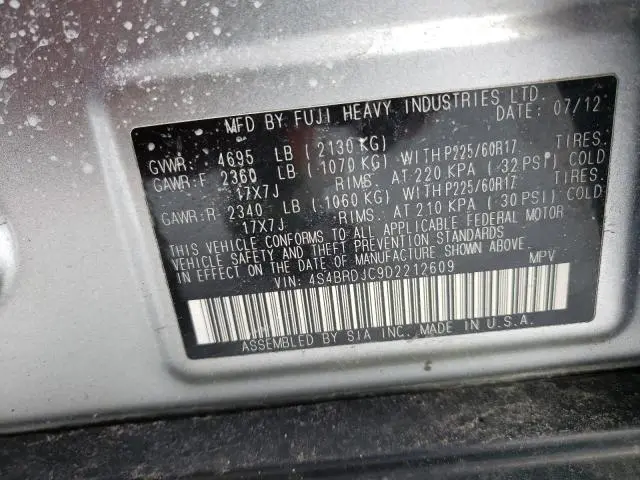 2013 SUBARU OUTBACK 3.6R LIMITED  