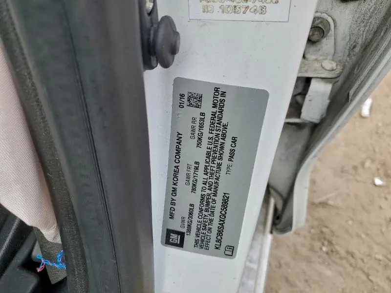 2016 CHEVROLET SPARK LS  