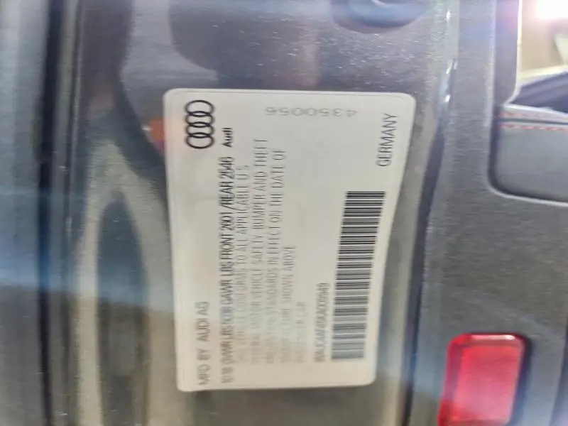 2019 AUDI S4   