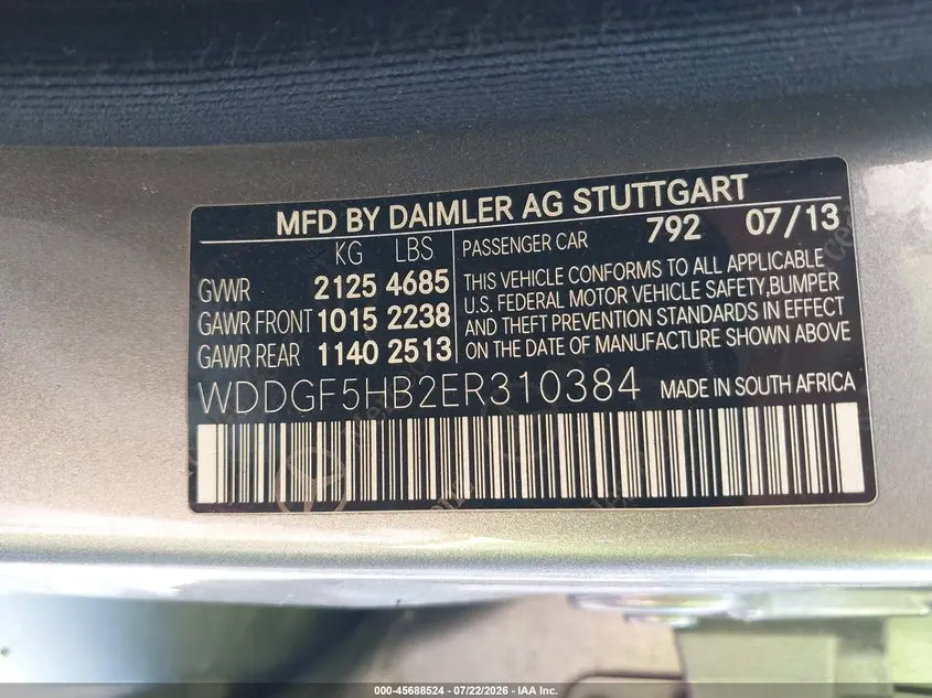 2014 MERCEDES-BENZ C 350 SPORT