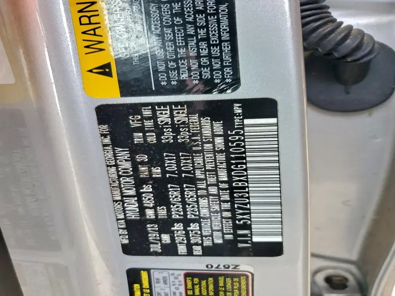 2013 HYUNDAI SANTA FE SPORT   