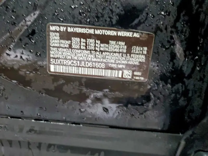 2018 BMW X3 XDRIVE30I  