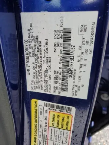 2014 FORD FUSION SE  