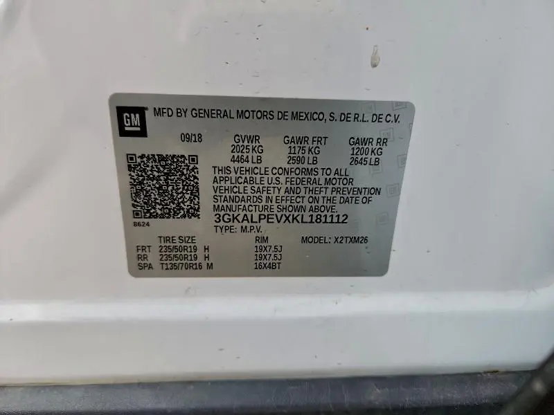 2019 GMC TERRAIN SLT  