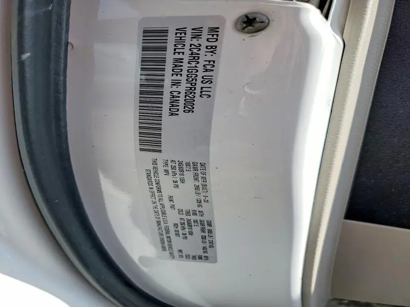 2023 CHRYSLER PACIFICA LIMITED  
