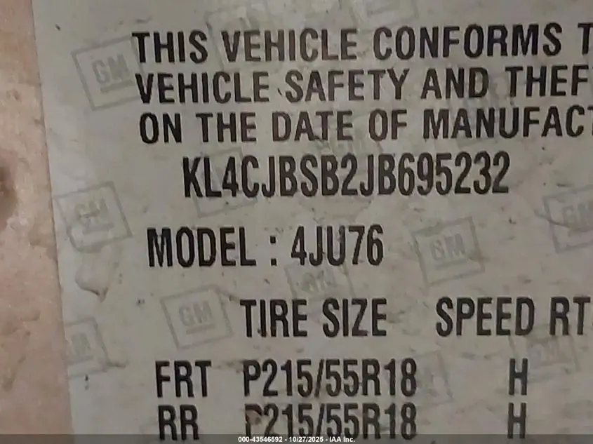 2018 BUICK ENCORE PREFERRED II