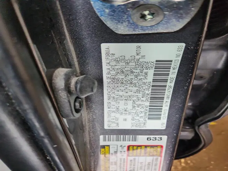 2011 TOYOTA TACOMA DOUBLE CAB LONG BED  