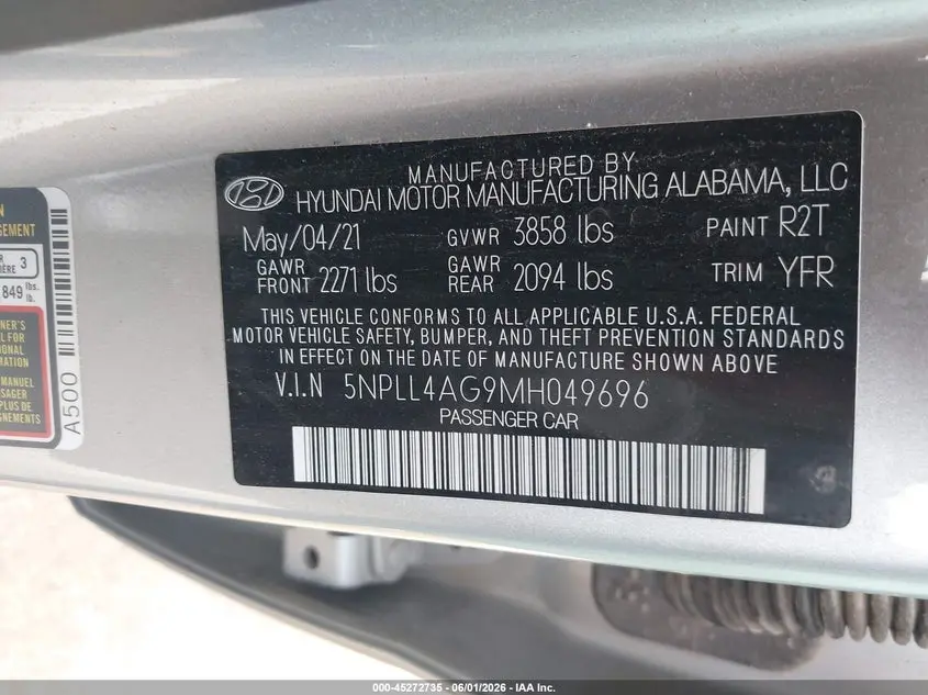 2021 HYUNDAI ELANTRA SE