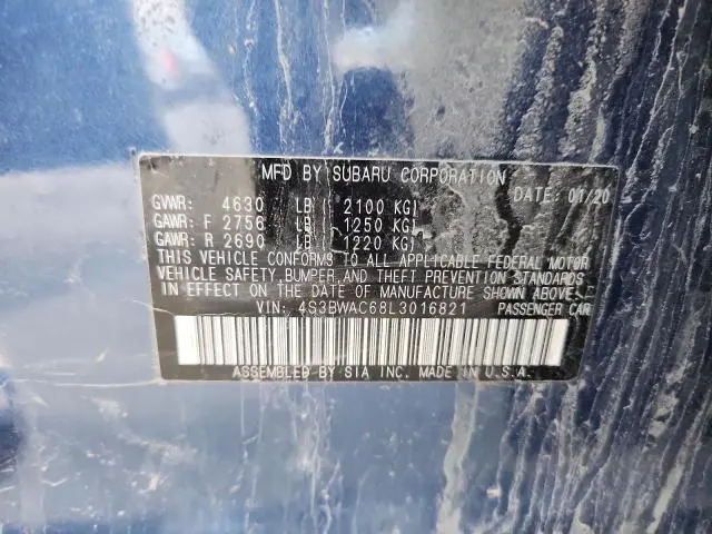 2020 SUBARU LEGACY PREMIUM  