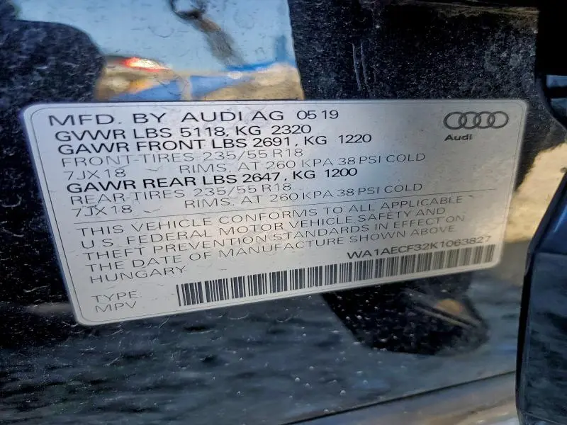 2019 AUDI Q3 PREMIUM  