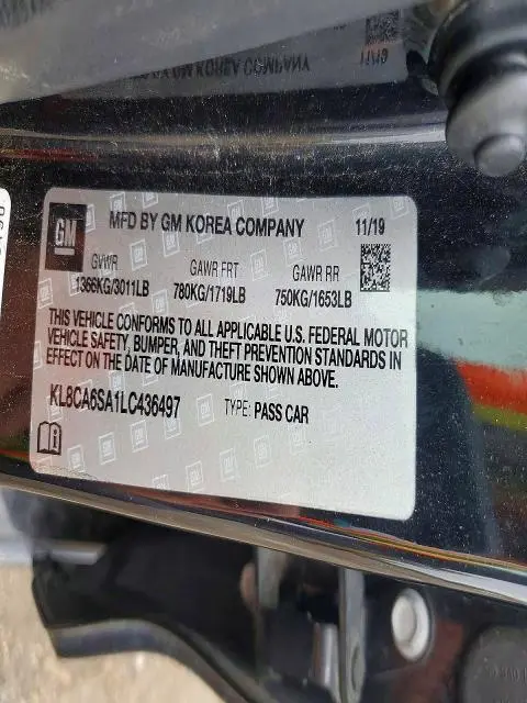 2020 CHEVROLET SPARK LS  