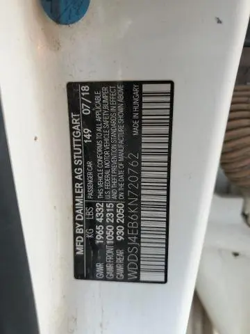 2019 MERCEDES-BENZ CLA 250  