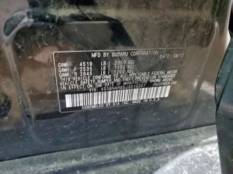 2018 SUBARU LEGACY SPORT  