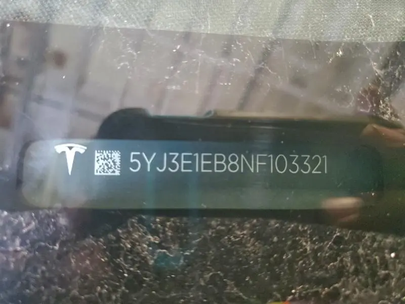 2022 TESLA MODEL 3   
