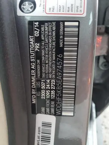 2014 MERCEDES-BENZ E 350  