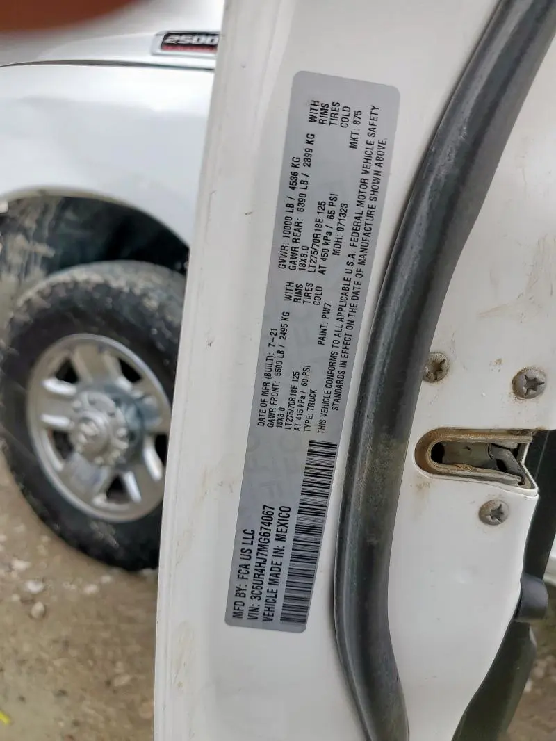 2021 RAM 2500 TRADESMAN  