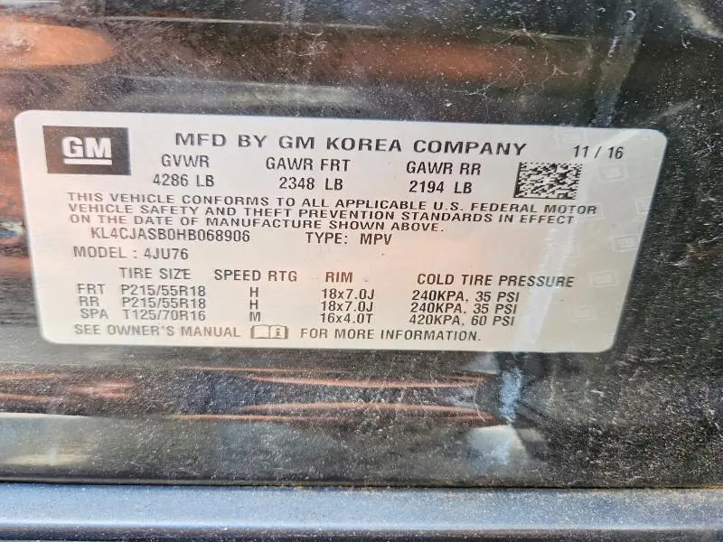 2017 BUICK ENCORE PREFERRED  