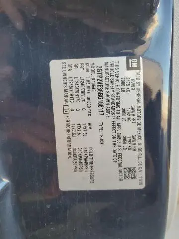 2011 GMC SIERRA K1500 SLE  