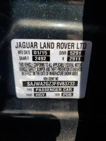 2015 JAGUAR XJL PORTFOLIO  