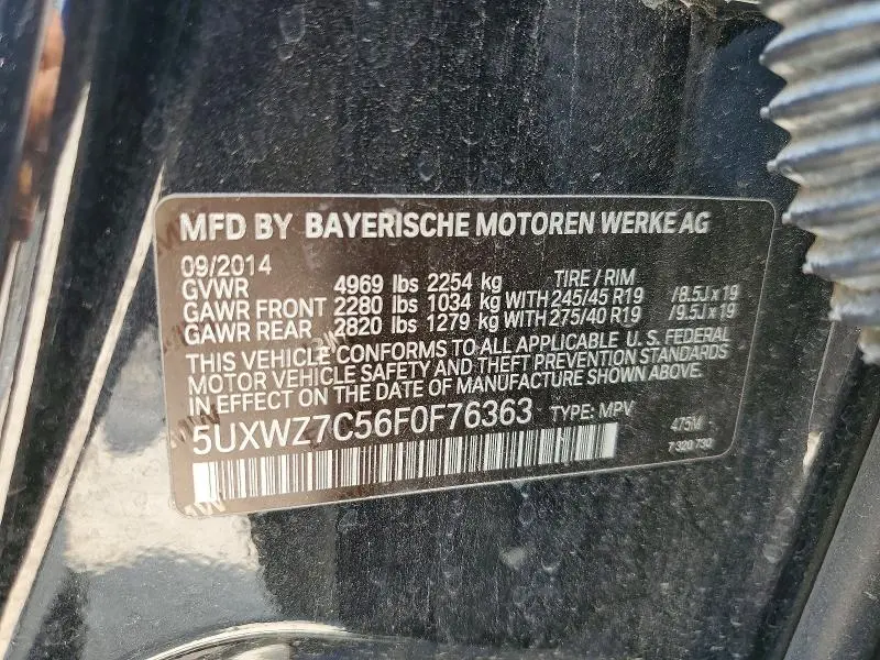 2015 BMW X3 SDRIVE28I  