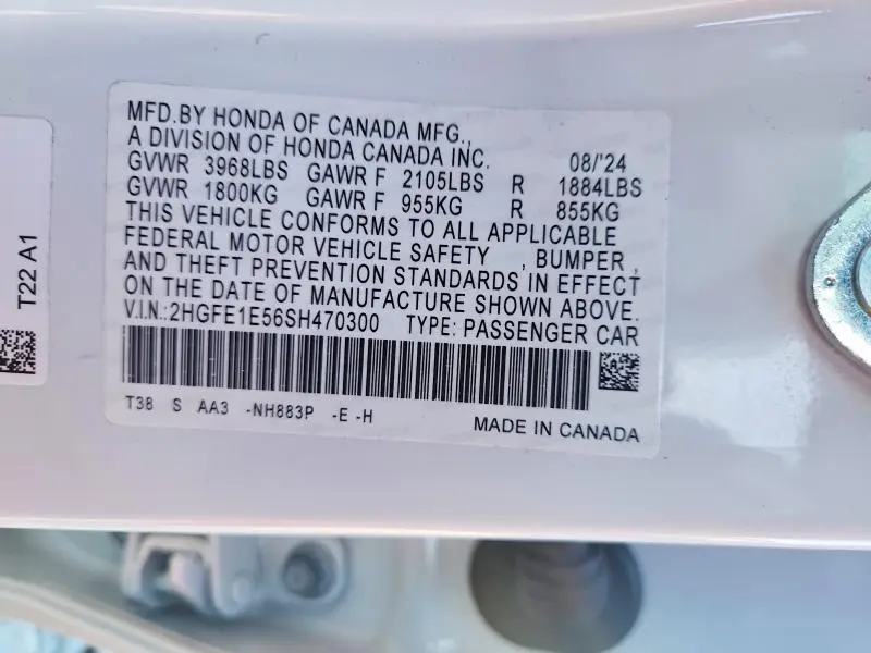 2025 HONDA CIVIC SI  