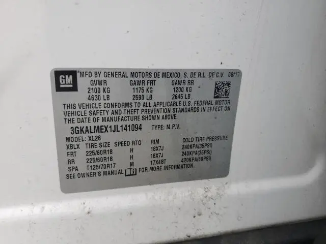 2018 GMC TERRAIN SLE  