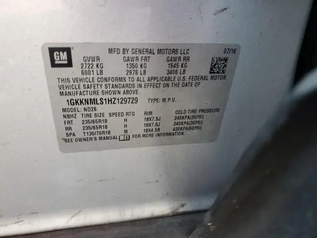 2017 GMC ACADIA SLT-1  