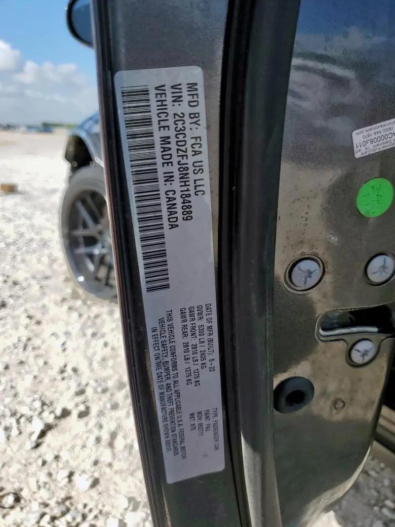 2022 DODGE CHALLENGER R/T SCAT PACK  