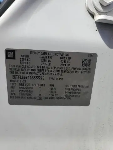 2010 GMC TERRAIN SLE  