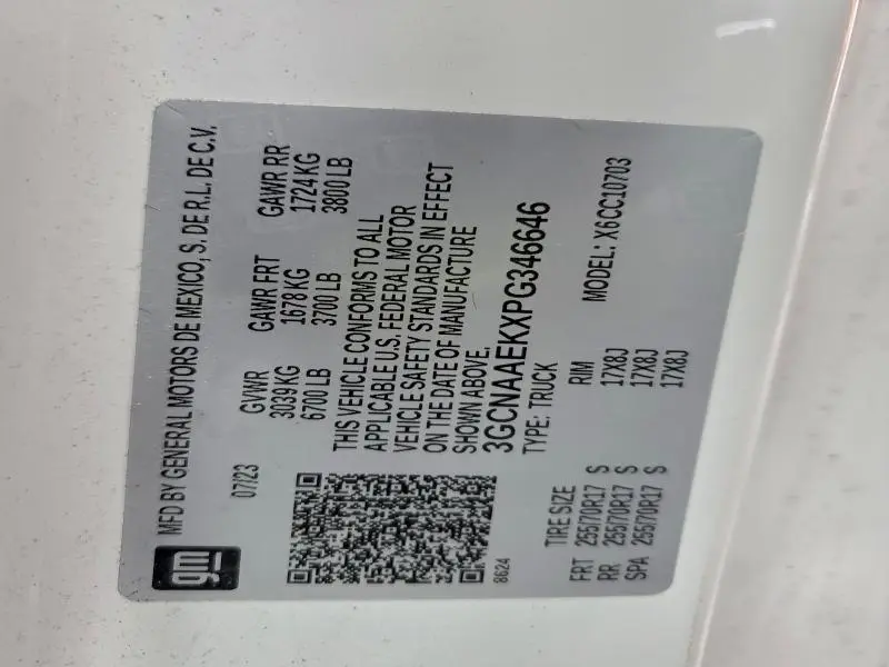 2023 CHEVROLET SILVERADO C1500  