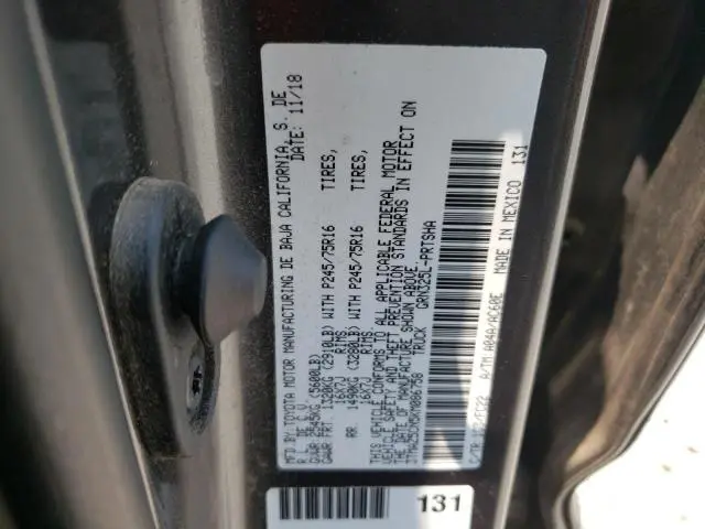 2019 TOYOTA TACOMA DOUBLE CAB  