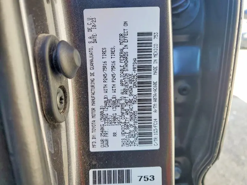 2023 TOYOTA TACOMA SR5 V6  