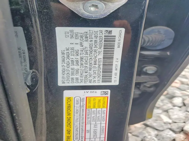 2023 HONDA CIVIC SPORT  