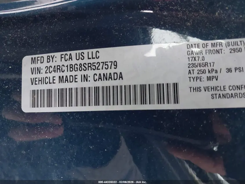 2025 CHRYSLER PACIFICA SELECT