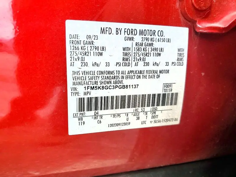 2023 FORD EXPLORER ST  