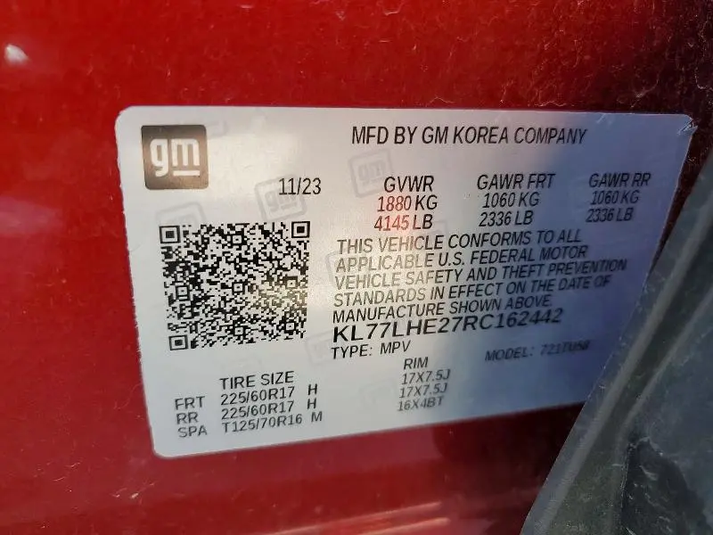2024 CHEVROLET TRAX 1LT  