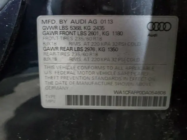 2013 AUDI Q5 PREMIUM  