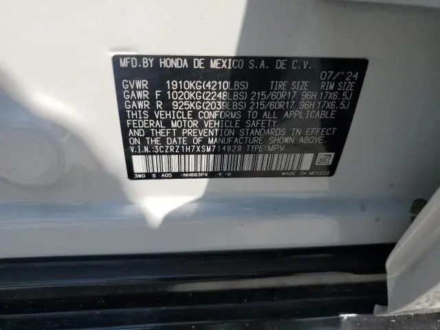 2025 HONDA HR-V EXL